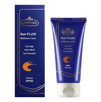 لانوکر ضد آفتاب فلوئید بی رنگ SPF50